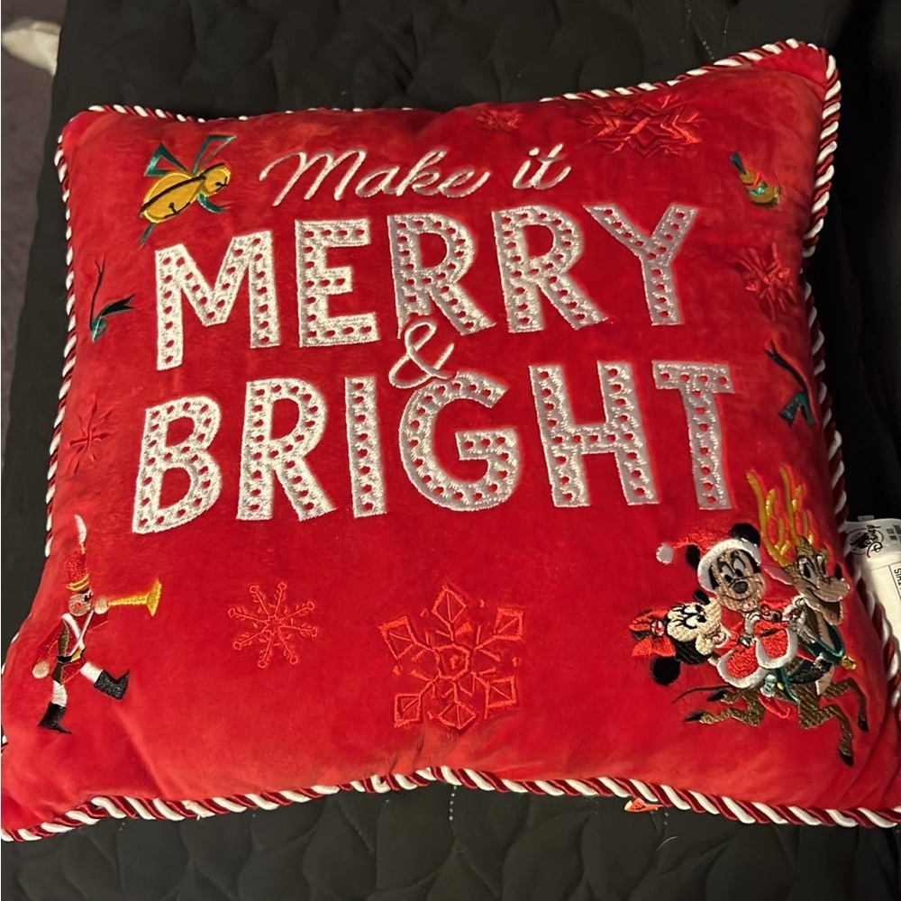 Disney Christmas pillow